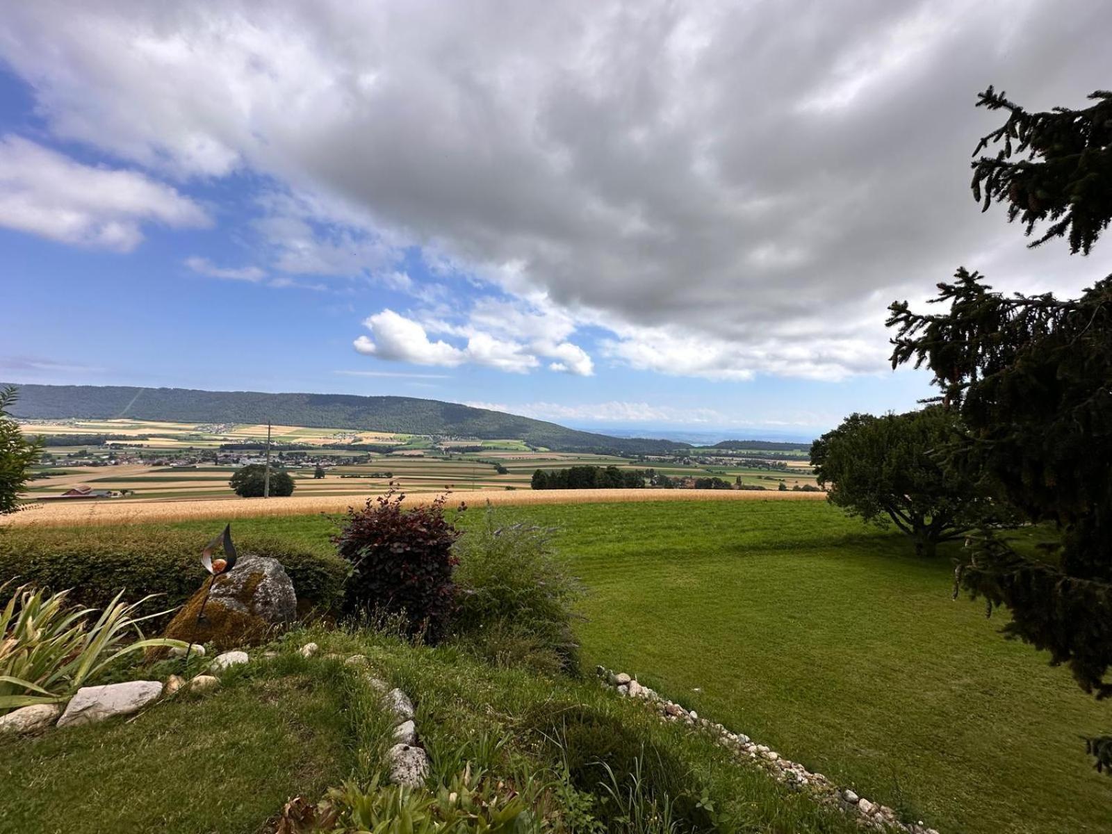 Villa Avec Vue Sur La Vallee Les Hauts-Geneveys Buitenkant foto